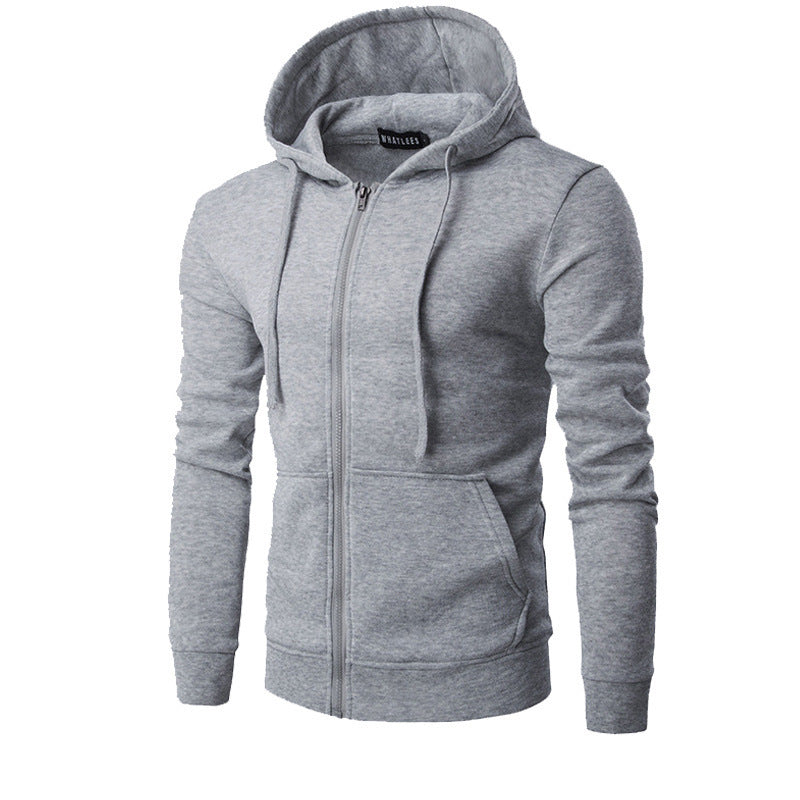 Veste à Capuche Homme Zippée Slim – Doublure Polaire Douce