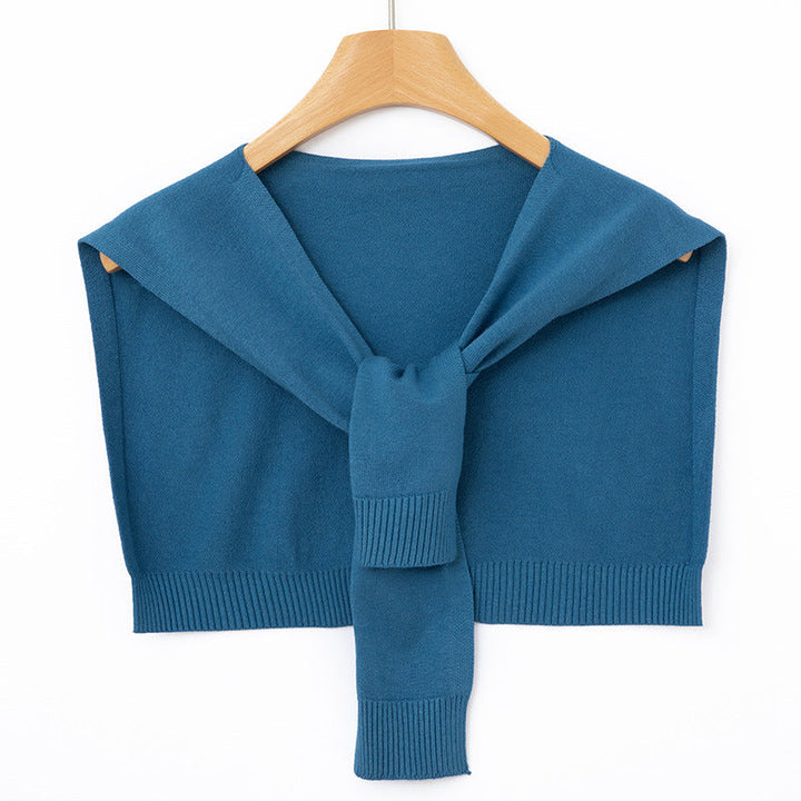 Étole Femme en Maille Fine à Nouer – Couvre-Épaules Façon Boléro