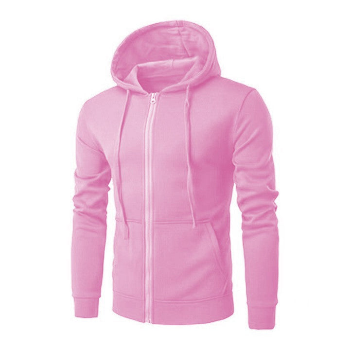 Veste à Capuche Homme Zippée Slim – Doublure Polaire Douce