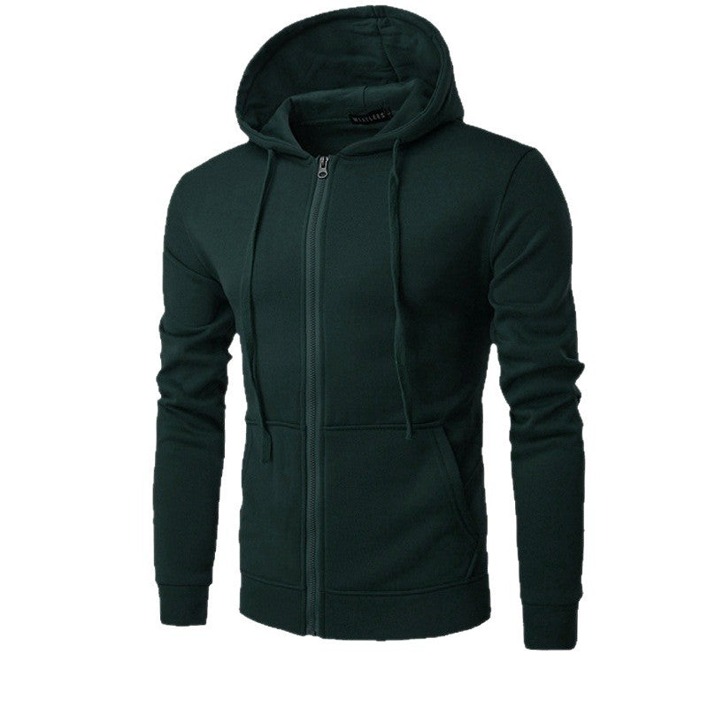 Veste à Capuche Homme Zippée Slim – Doublure Polaire Douce