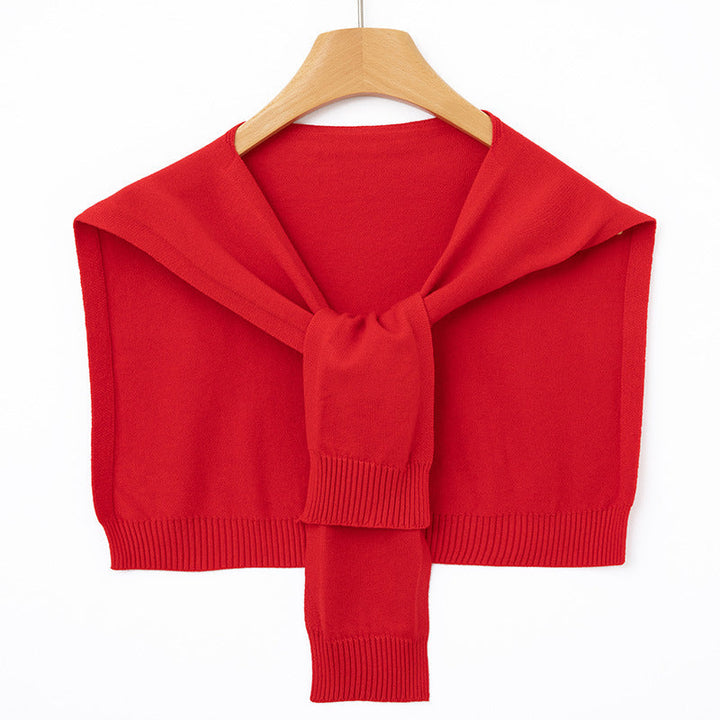 Étole Femme en Maille Fine à Nouer – Couvre-Épaules Façon Boléro