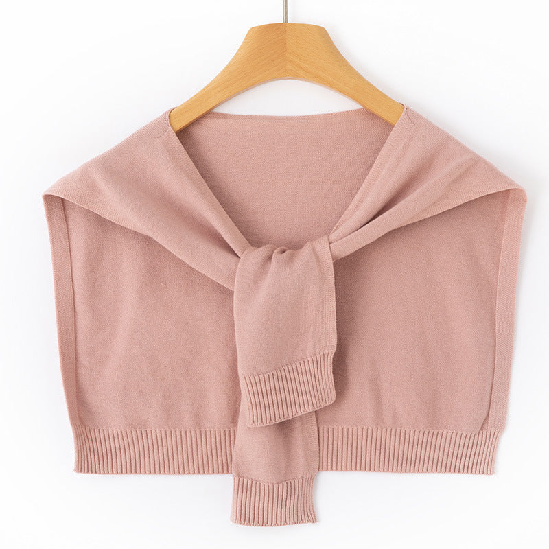 Étole Femme en Maille Fine à Nouer – Couvre-Épaules Façon Boléro