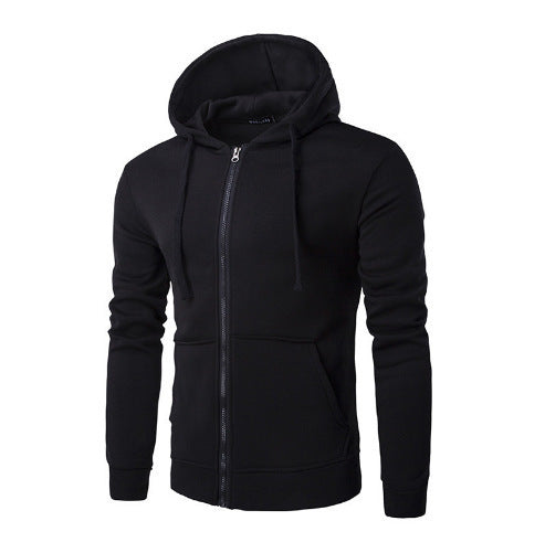Veste à Capuche Homme Zippée Slim – Doublure Polaire Douce