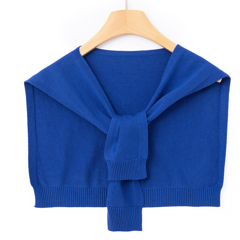 Étole Femme en Maille Fine à Nouer – Couvre-Épaules Façon Boléro