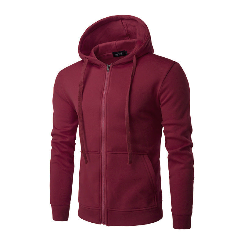 Veste à Capuche Homme Zippée Slim – Doublure Polaire Douce