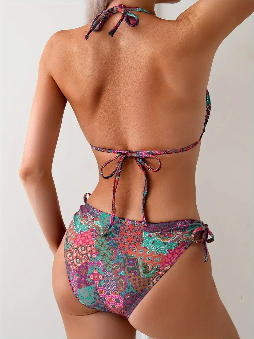 Women's Triangle Bikini – Adjustable Two-Piece Set