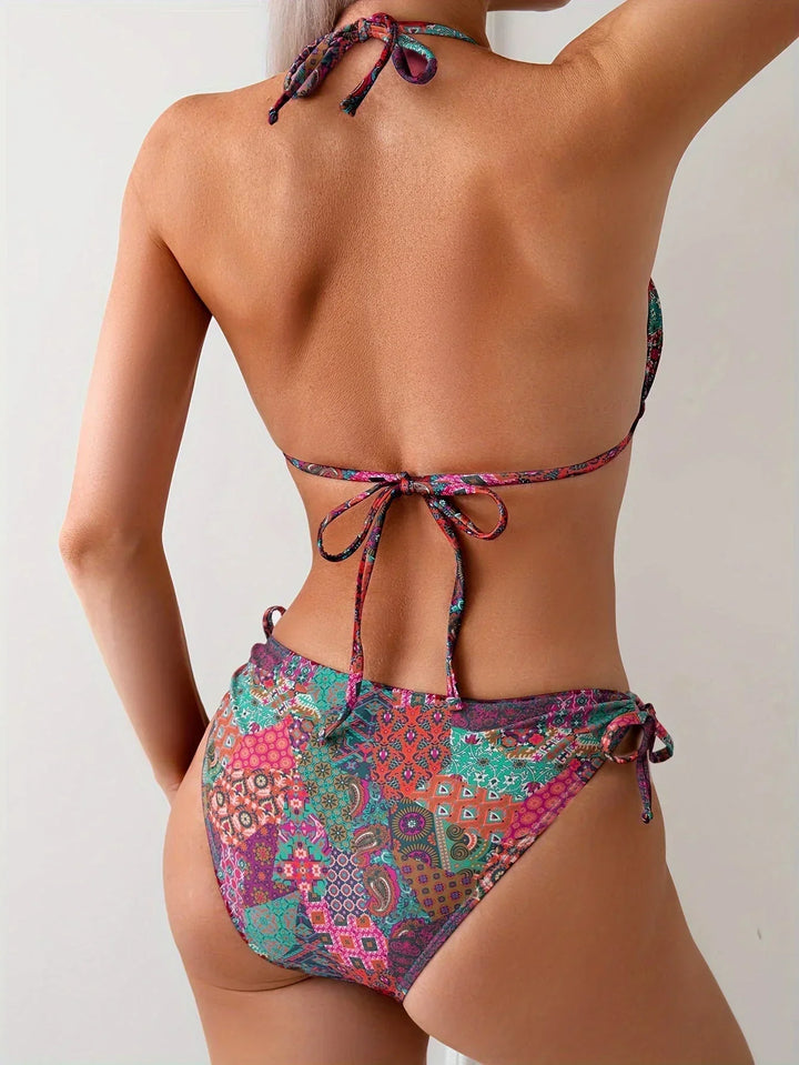 Women's Triangle Bikini – Adjustable Two-Piece Set