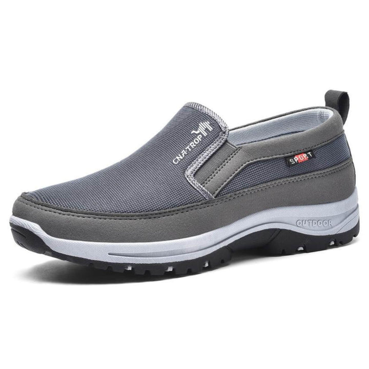 Men's Slip-on Shoes – Breathable Mesh Upper & Rubber Sole