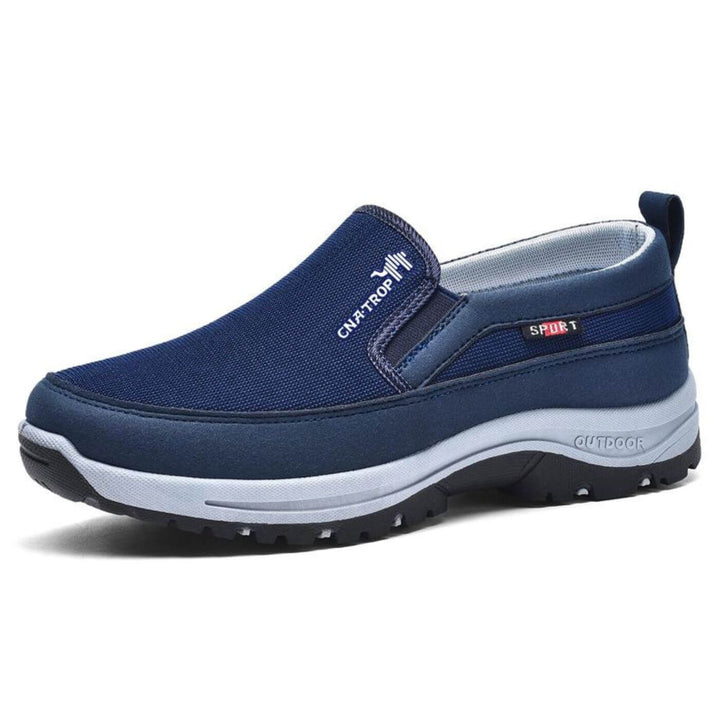 Men's Slip-on Shoes – Breathable Mesh Upper & Rubber Sole