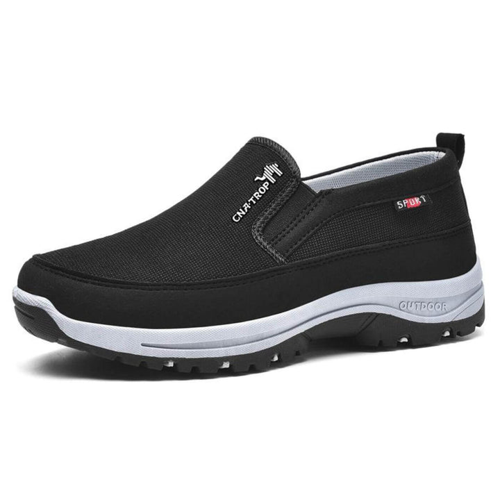 Men's Slip-on Shoes – Breathable Mesh Upper & Rubber Sole