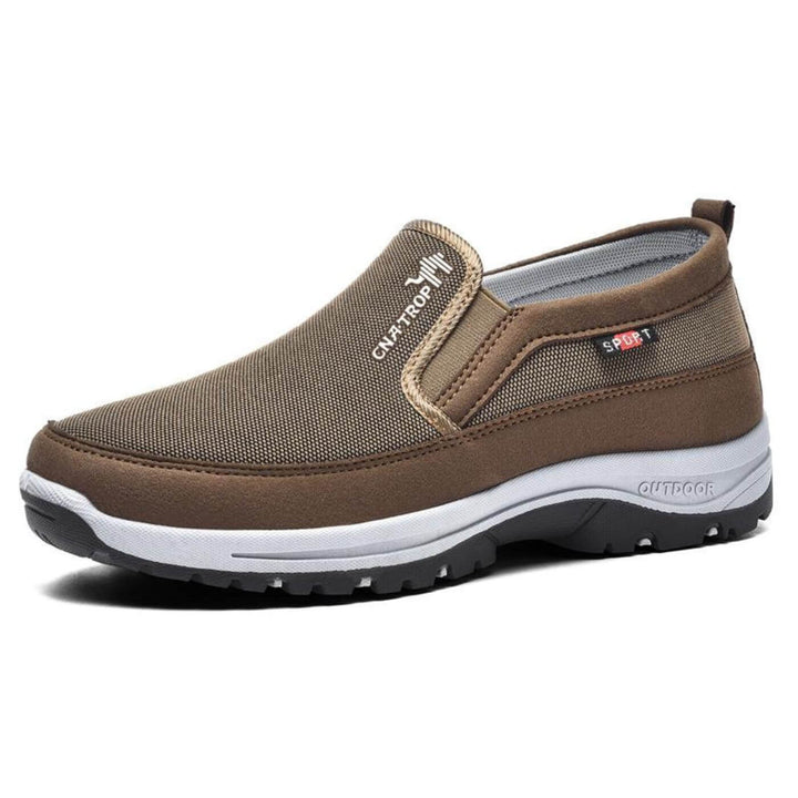 Men's Slip-on Shoes – Breathable Mesh Upper & Rubber Sole