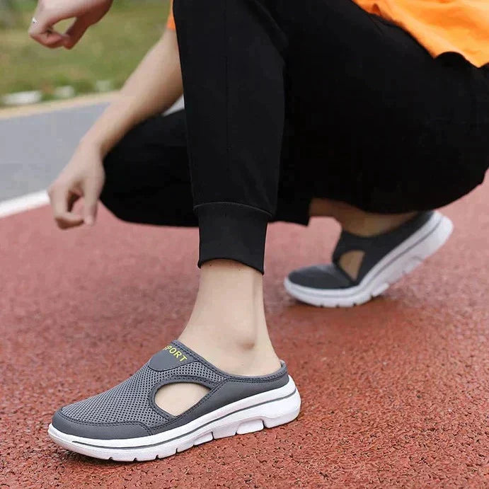 Mule Unisexe à Enfiler en Mesh – Semelle Sport Respirante