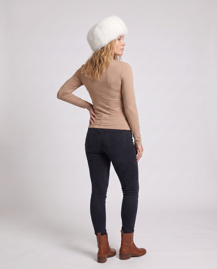 Chapeau Femme en Fausse Fourrure – Design Épuré