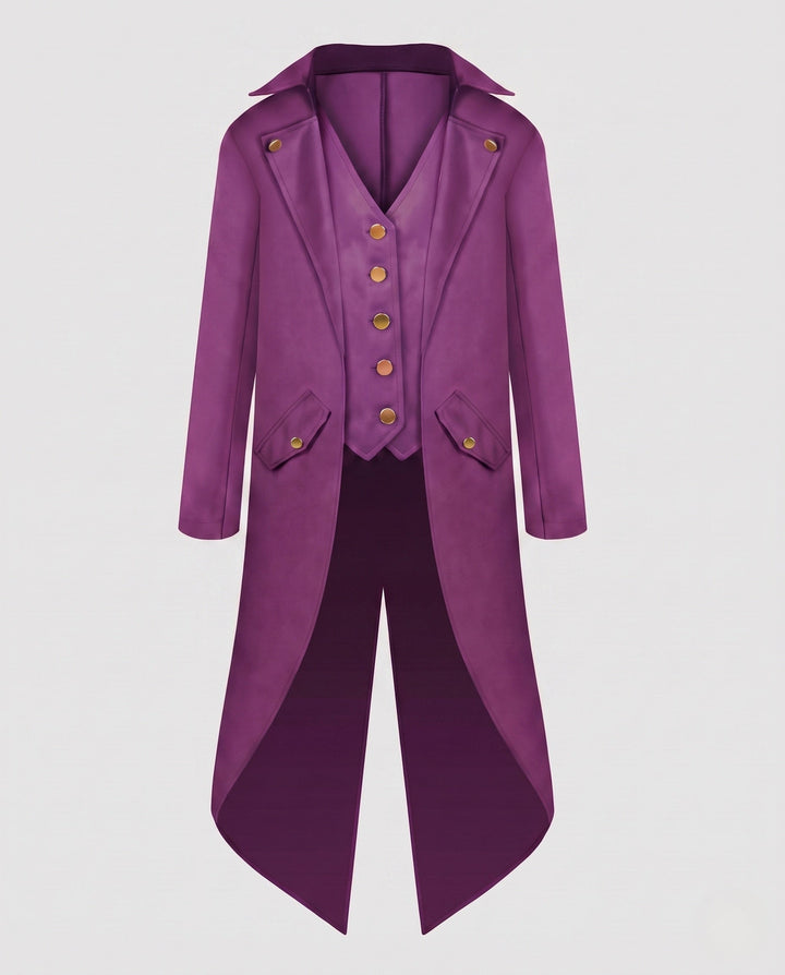 Veste Femme Style Vintage – Ourlet Asymétrique