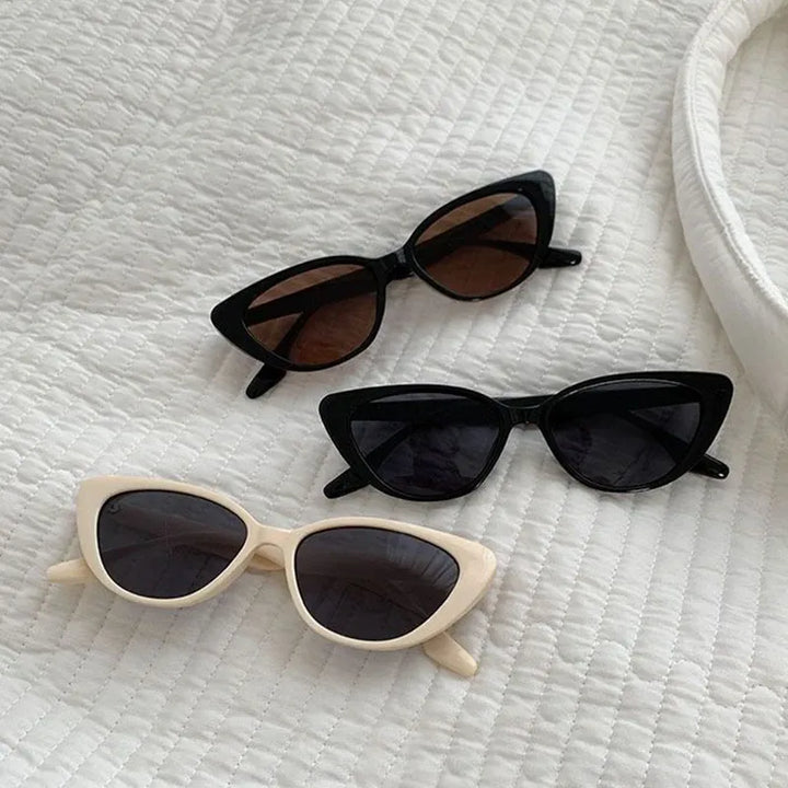 Damen Sonnenbrille Katzenaugen – Leichter Rahmen im Retro-Stil
