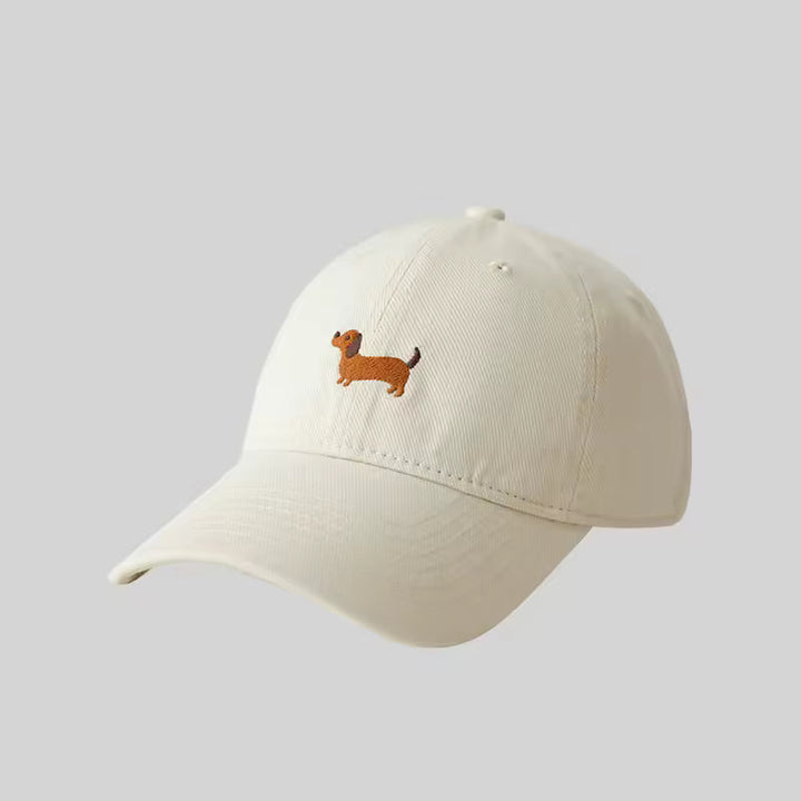 Casquette Femme en Coton – Motif Brodé Teckel