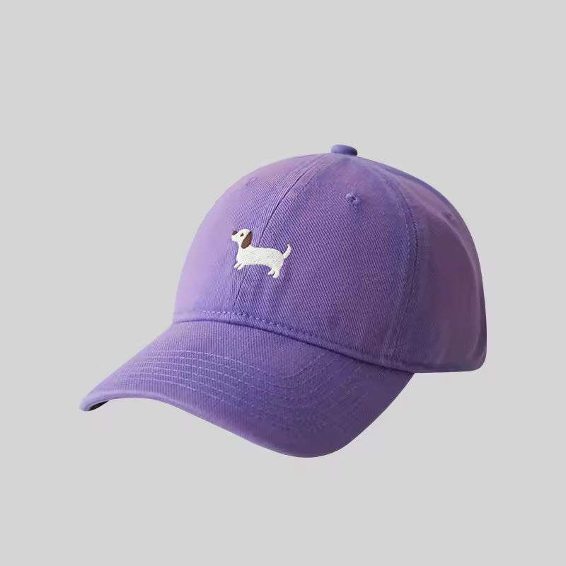 Casquette Femme en Coton – Motif Brodé Teckel