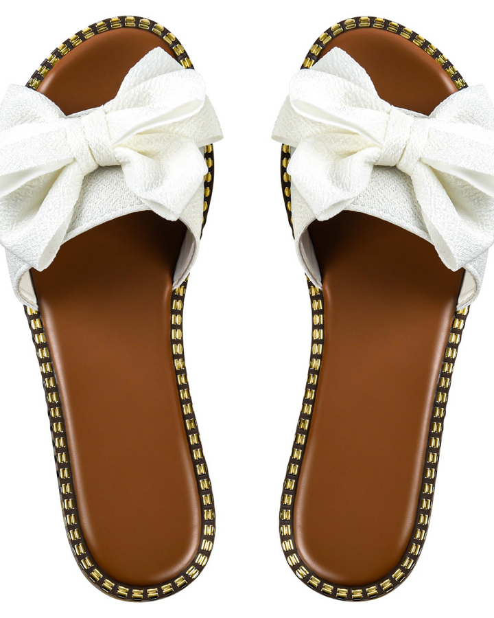 Sandali Mules Donna con Fiocco – Sandali Slip-On Eleganti