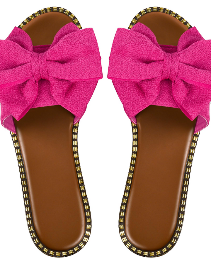 Sandali Mules Donna con Fiocco – Sandali Slip-On Eleganti
