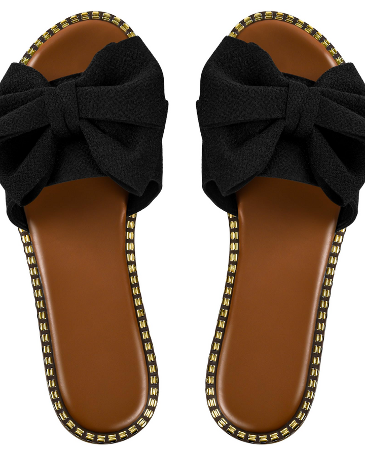Sandali Mules Donna con Fiocco – Sandali Slip-On Eleganti