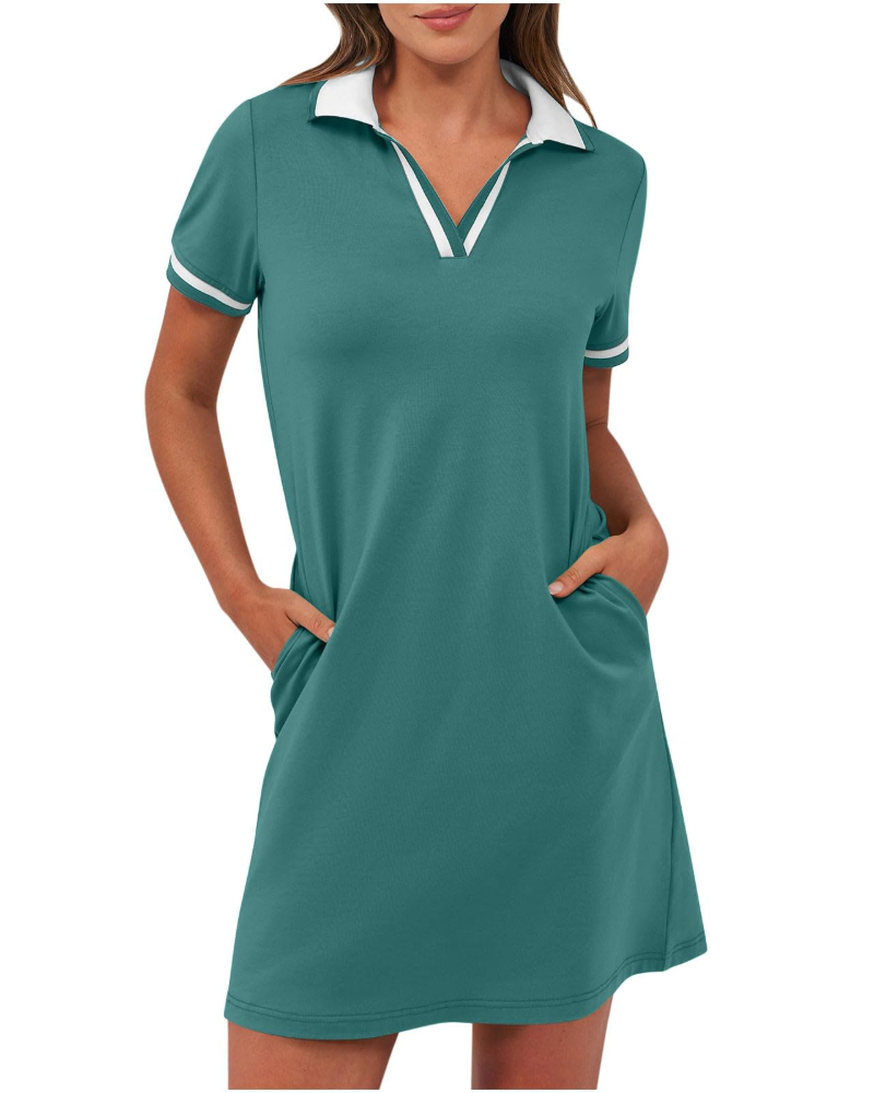 Vestito Polo Donna – Taglio Casual Sport-Chic con Tasche
