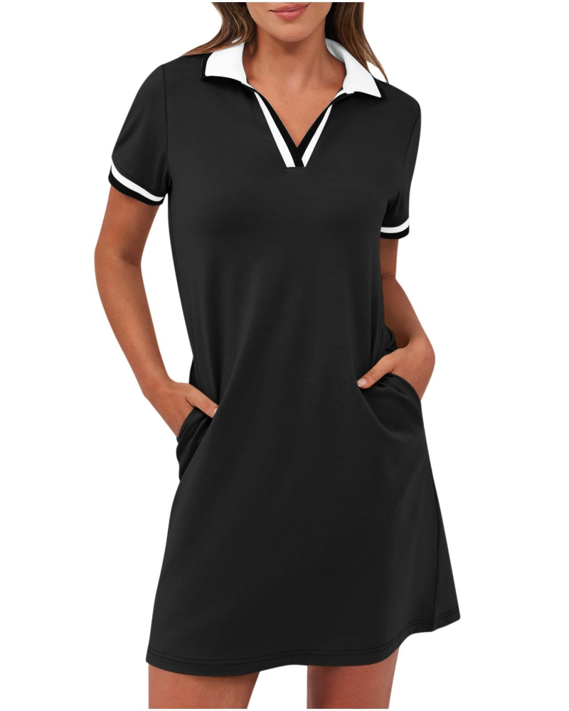 Vestito Polo Donna – Taglio Casual Sport-Chic con Tasche