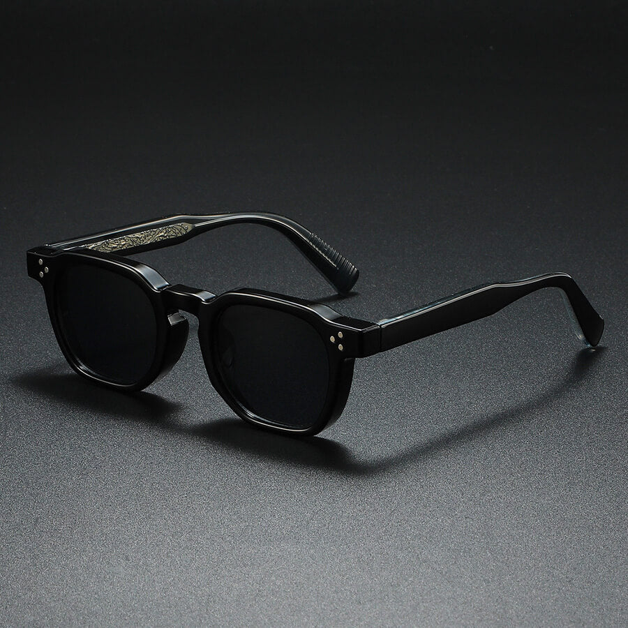 Quadratische Sonnenbrille für Herren – getönte Gläser