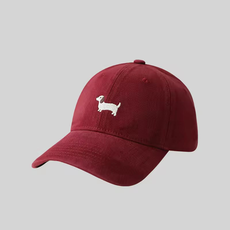 Casquette Femme en Coton – Motif Brodé Teckel