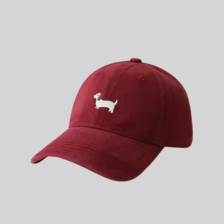 Casquette Femme en Coton – Motif Brodé Teckel
