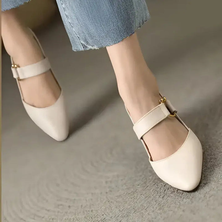 Women's Pointed Toe High Heel Sandals – Buckle Strap