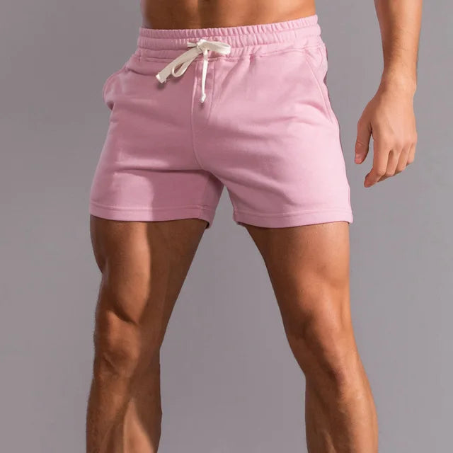 Short Jogger Homme en Coton – Coupe Décontractée avec Poches Utilitaires