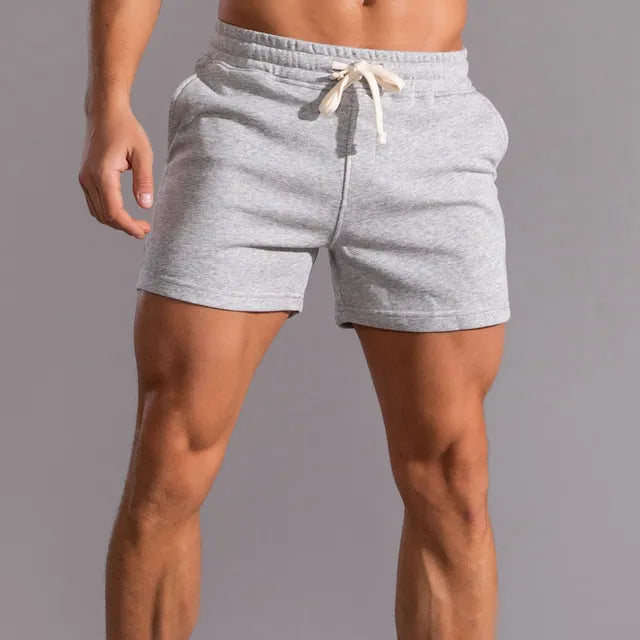 Short Jogger Homme en Coton – Coupe Décontractée avec Poches Utilitaires
