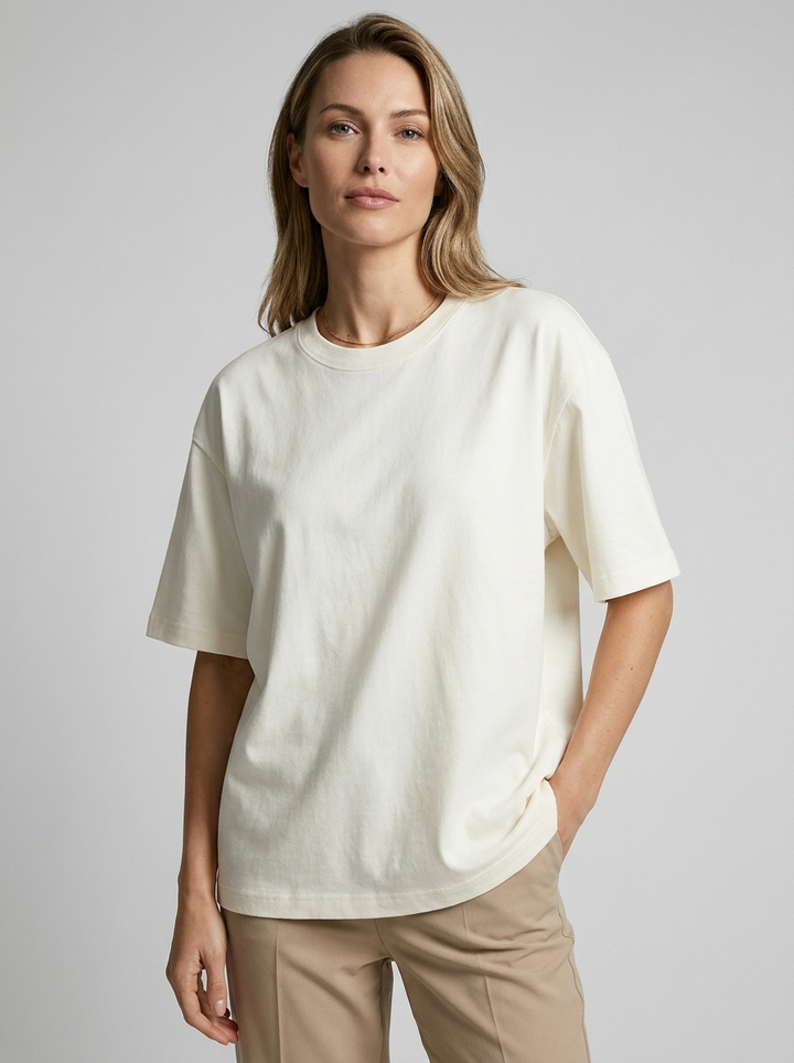 Oversize Unisex T-shirt i Bomuld – Afslappet Pasform