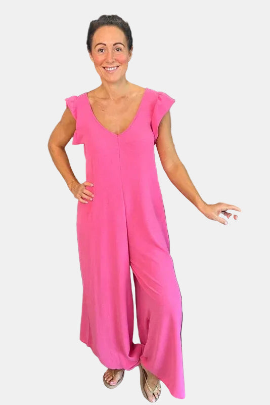 Combinaison Maxi Femme Sans Manches – Silhouette Fluide en A