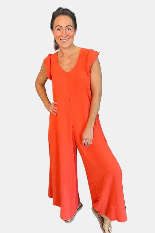 Combinaison Maxi Femme Sans Manches – Silhouette Fluide en A