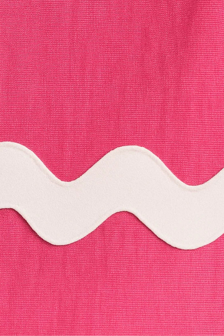 Abito Maxi Donna con Dettagli a Onde – Taglio Fluido e Casual
