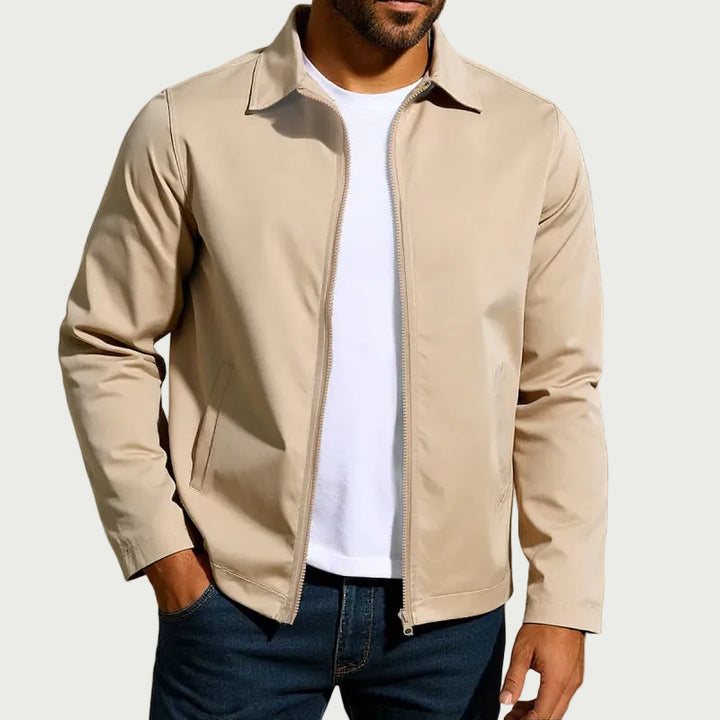Herren Strickjacke mit Reißverschluss und Raglanärmeln – Lässiger Schnitt