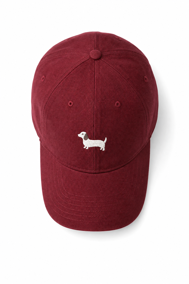 Casquette Femme en Coton – Motif Brodé Teckel