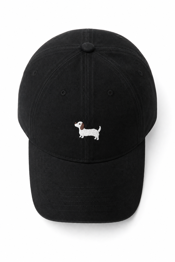 Casquette Femme en Coton – Motif Brodé Teckel