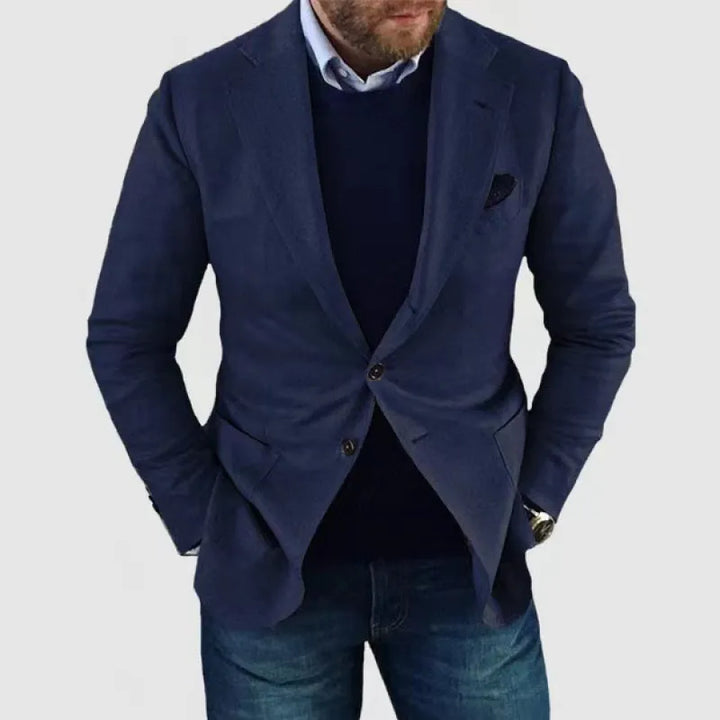 Veste Homme Slim Imprimée – Détail Double Boucle