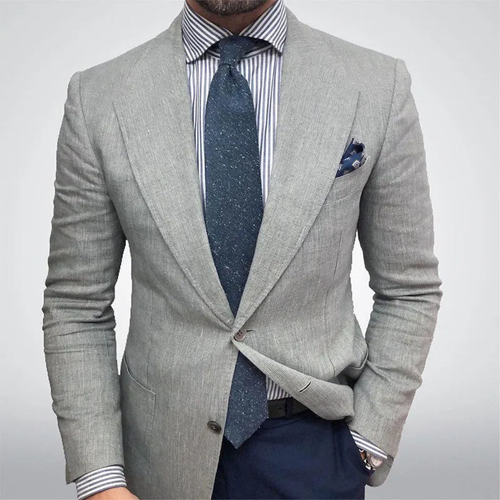 Veste Homme Slim Imprimée – Détail Double Boucle
