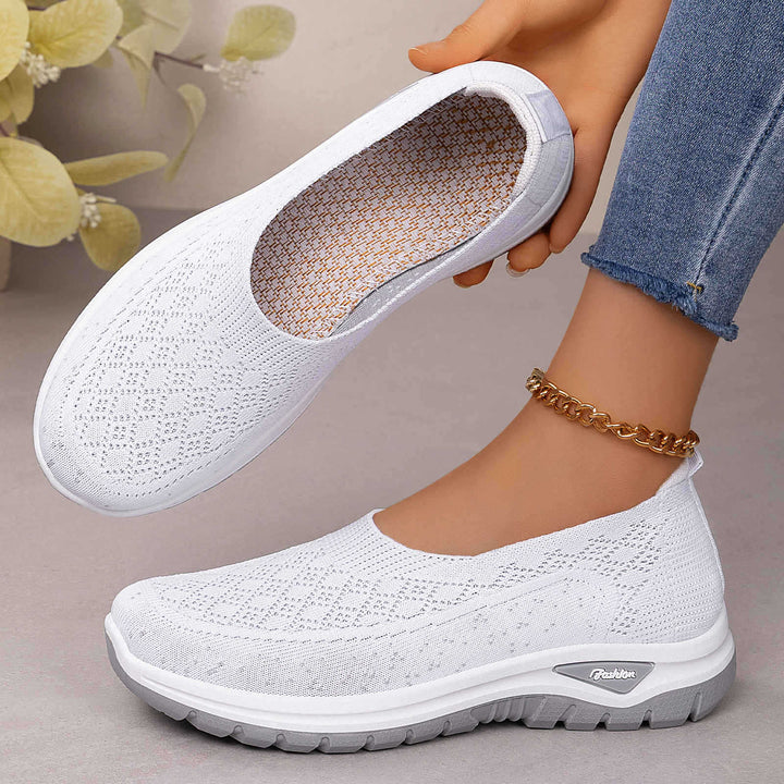 Ballerine da donna in maglia – leggere da indossare, suola morbida