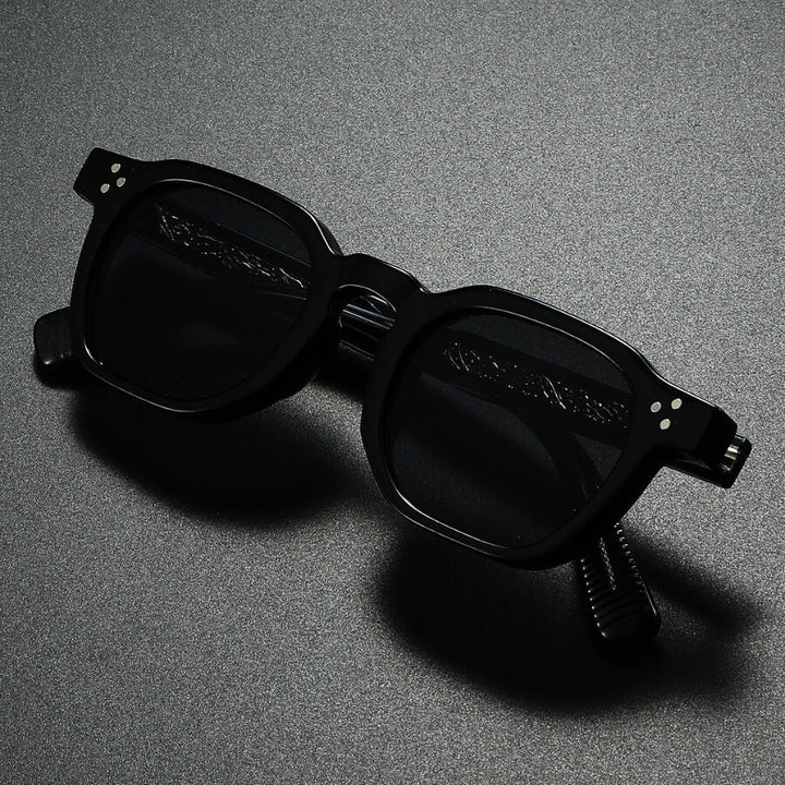 Quadratische Sonnenbrille für Herren – getönte Gläser