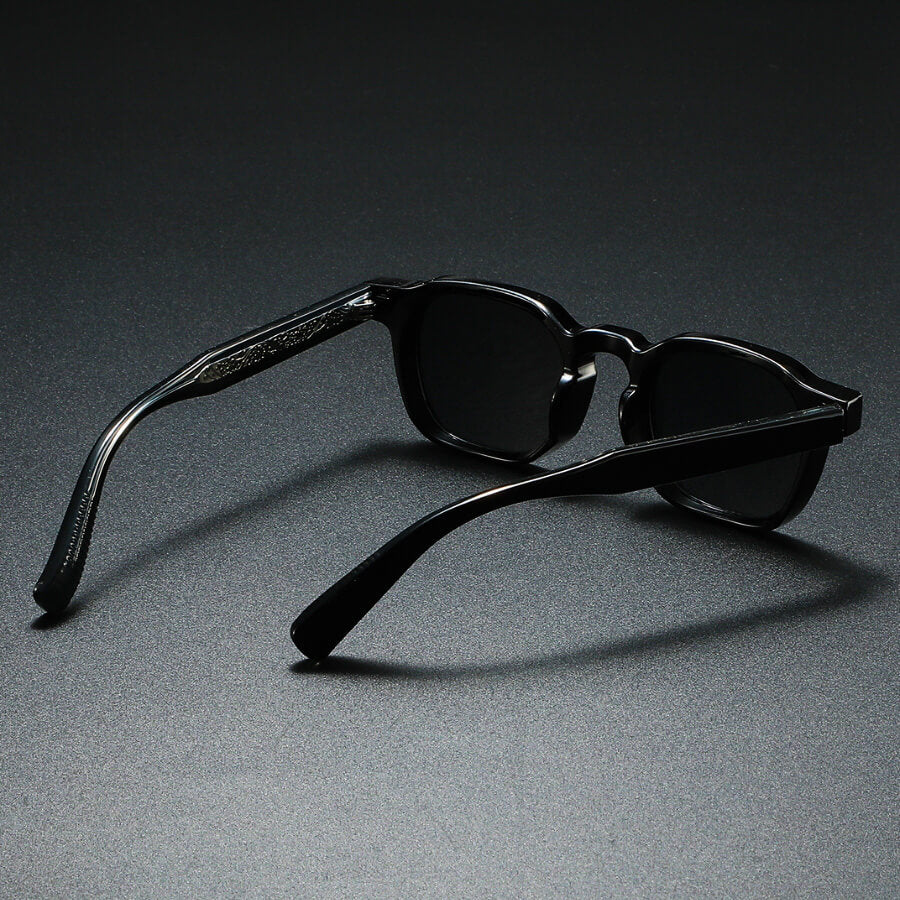 Quadratische Sonnenbrille für Herren – getönte Gläser