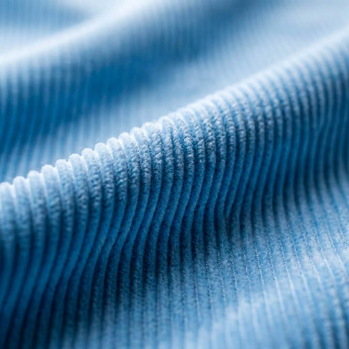 Herren-Poloshirt aus geripptem Samt mit langen Ärmeln – Smart-Casual Lässiger Schnitt