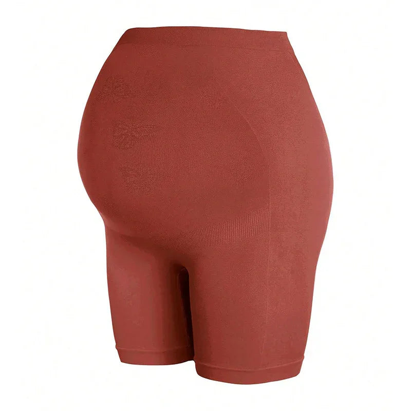 Short Maternité Femme Taille Haute – Maintien Ventre et Coupe Mi-Cuisse