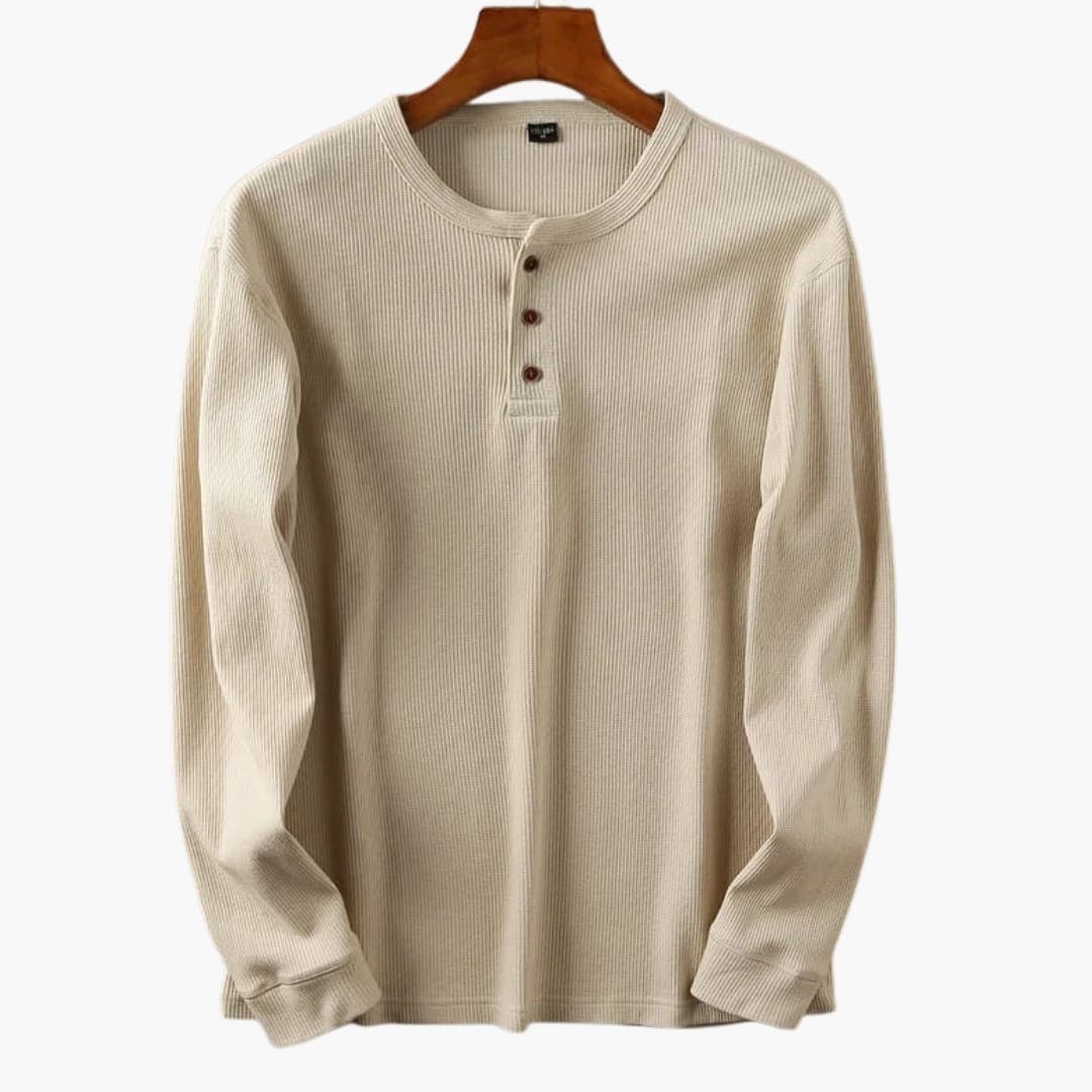 Camicia Uomo Slim Fit Manica Lunga – Collo Costine Stile Quotidiano