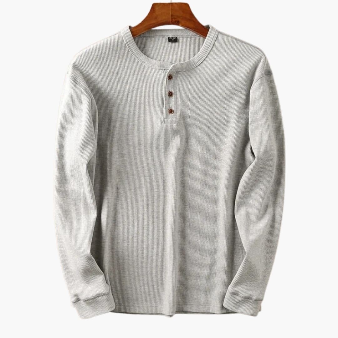 Camicia Uomo Slim Fit Manica Lunga – Collo Costine Stile Quotidiano