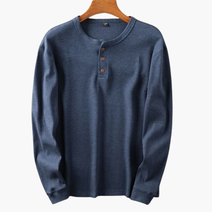 Camicia Uomo Slim Fit Manica Lunga – Collo Costine Stile Quotidiano
