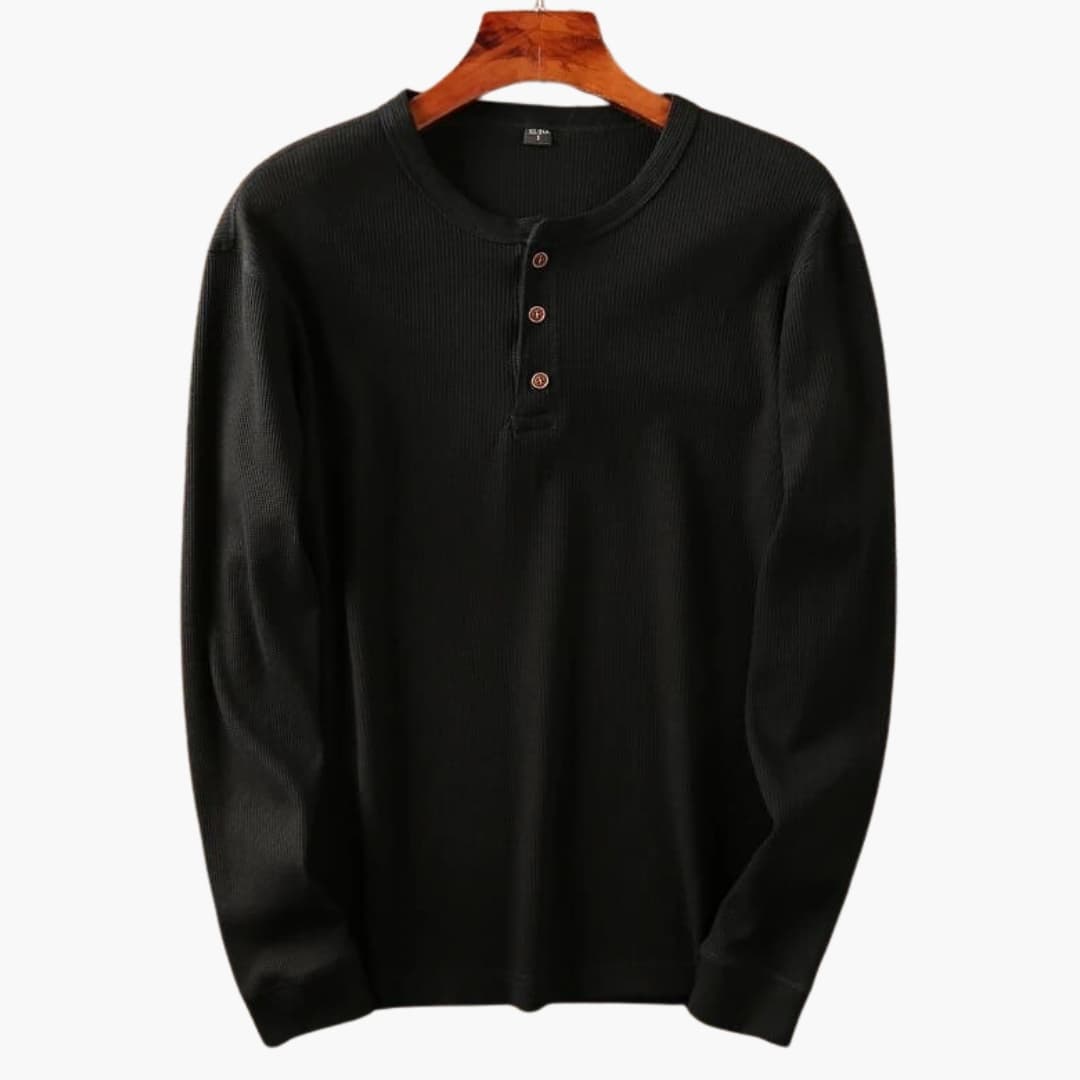 Camicia Uomo Slim Fit Manica Lunga – Collo Costine Stile Quotidiano